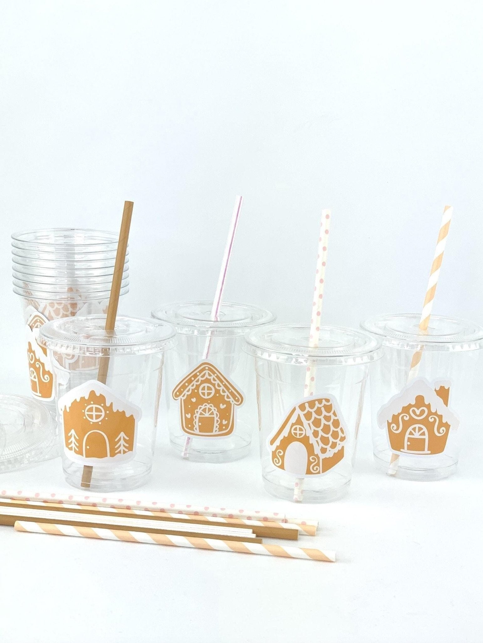 Gingerbread Party Cups - Stesha Party