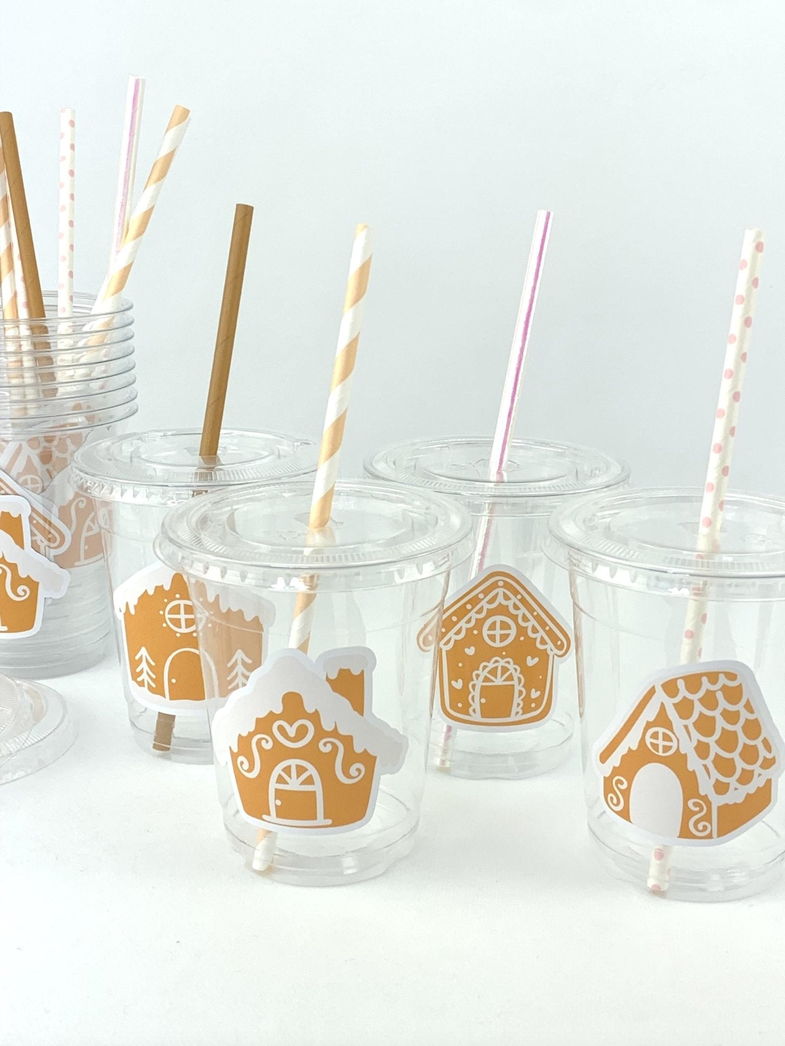 Gingerbread Party Cups - Stesha Party