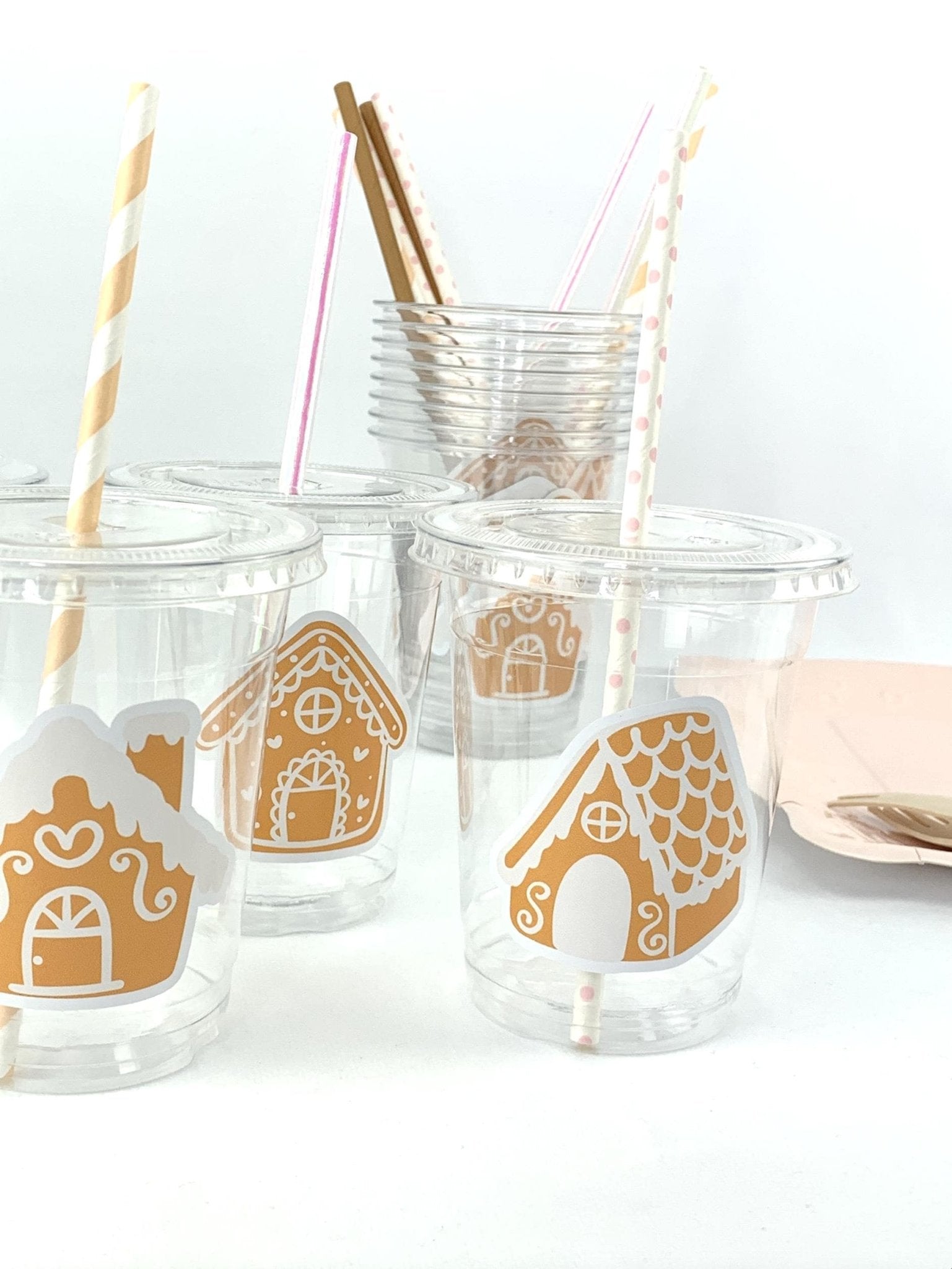 Gingerbread Party Cups - Stesha Party