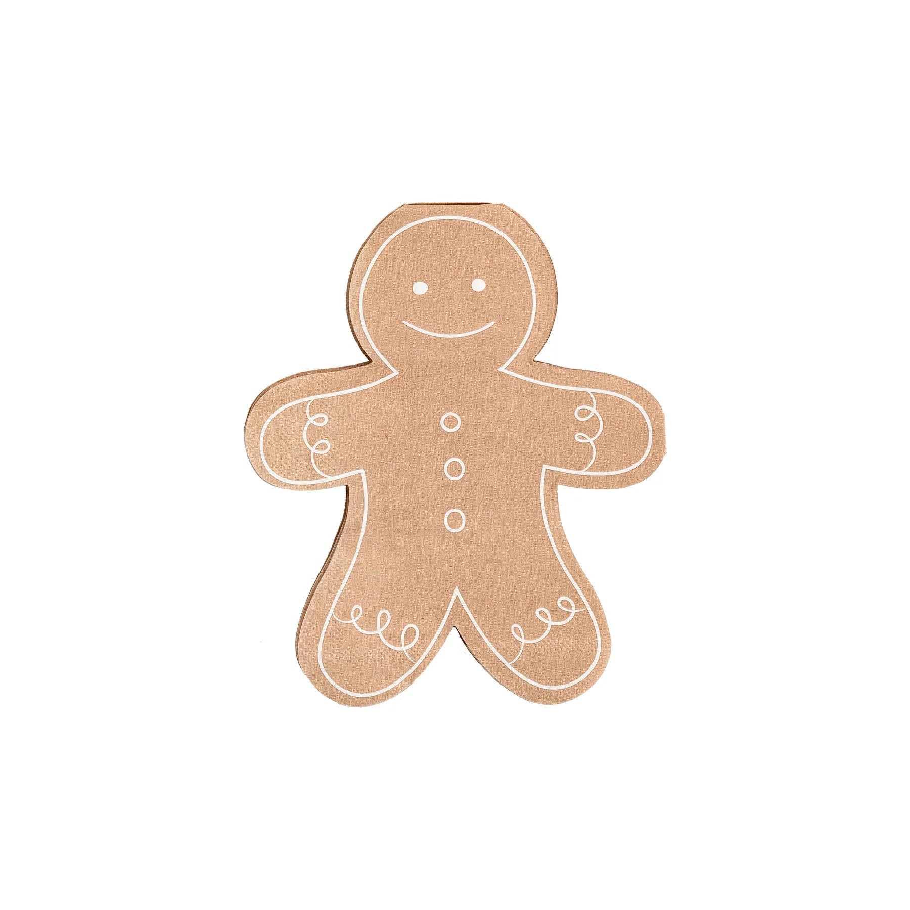 Gingerbread Party Napkins - Stesha Party