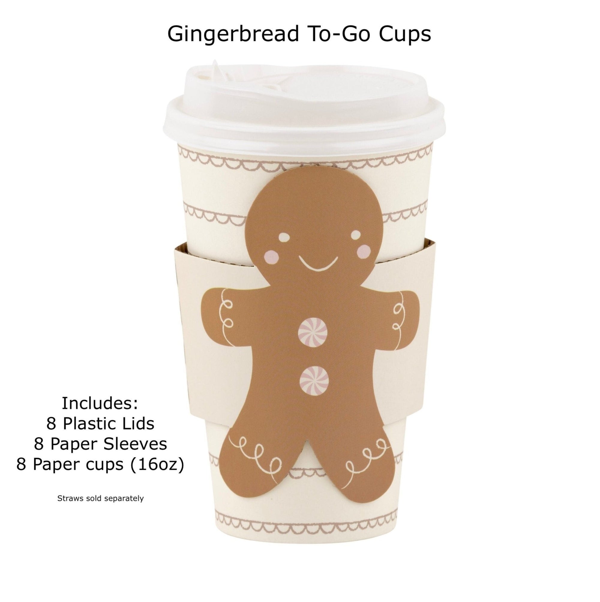 Gingerbread To - Go Cups - Stesha Party