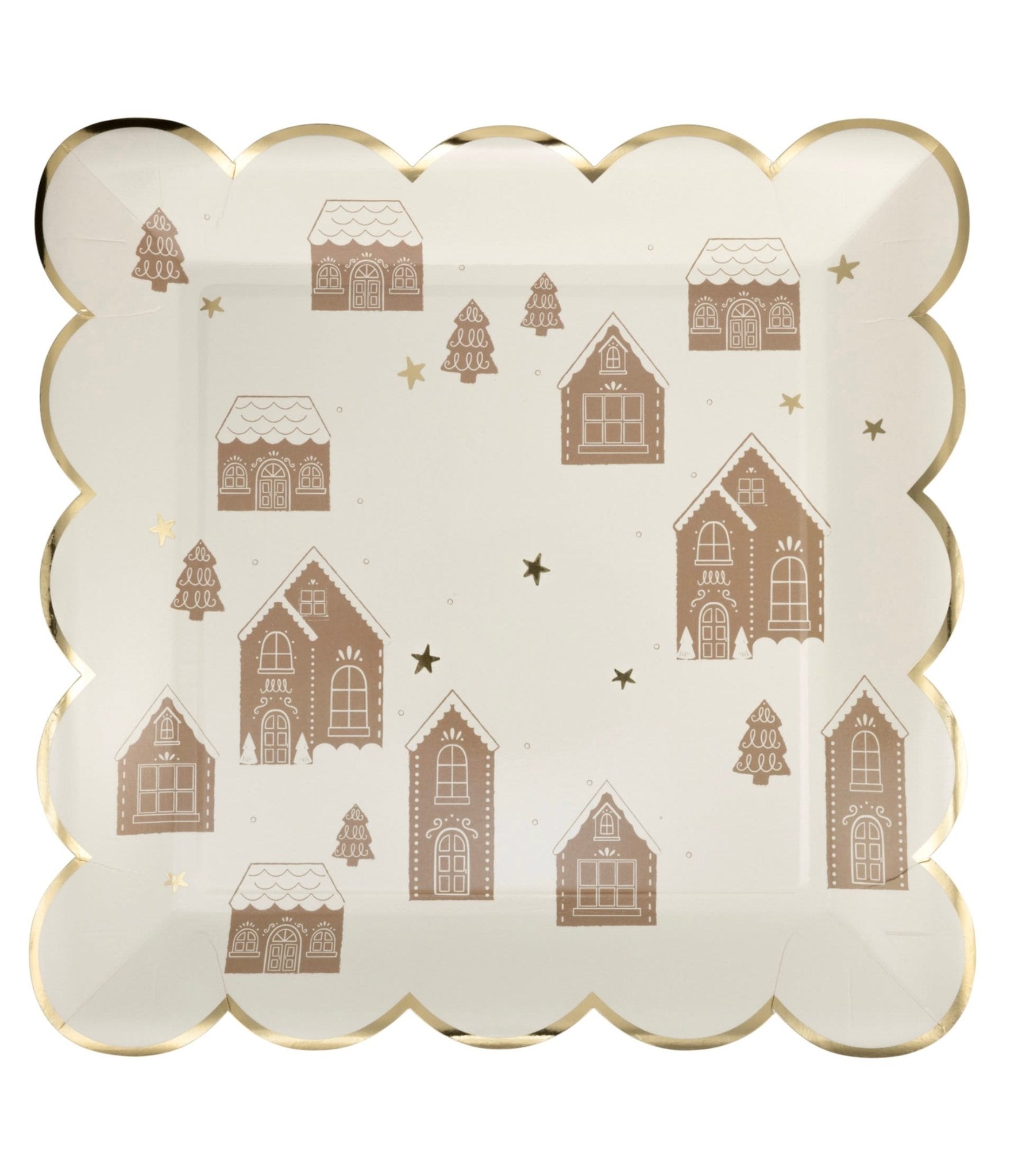 Gingerbread Village Plates - Stesha Party