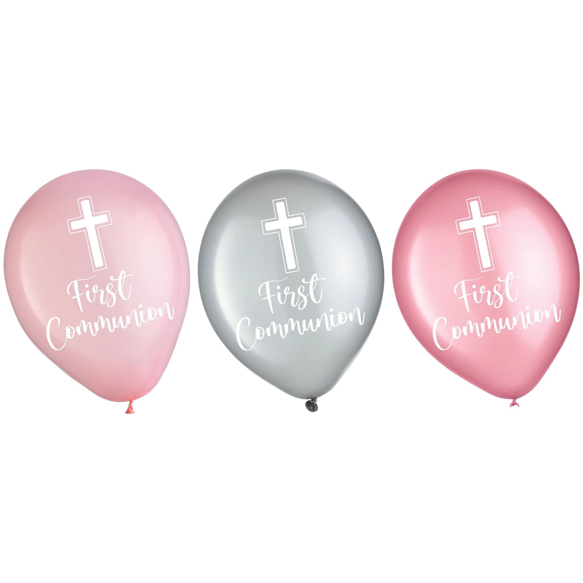 Girl 1st Communion Balloons 15ct - Stesha Party