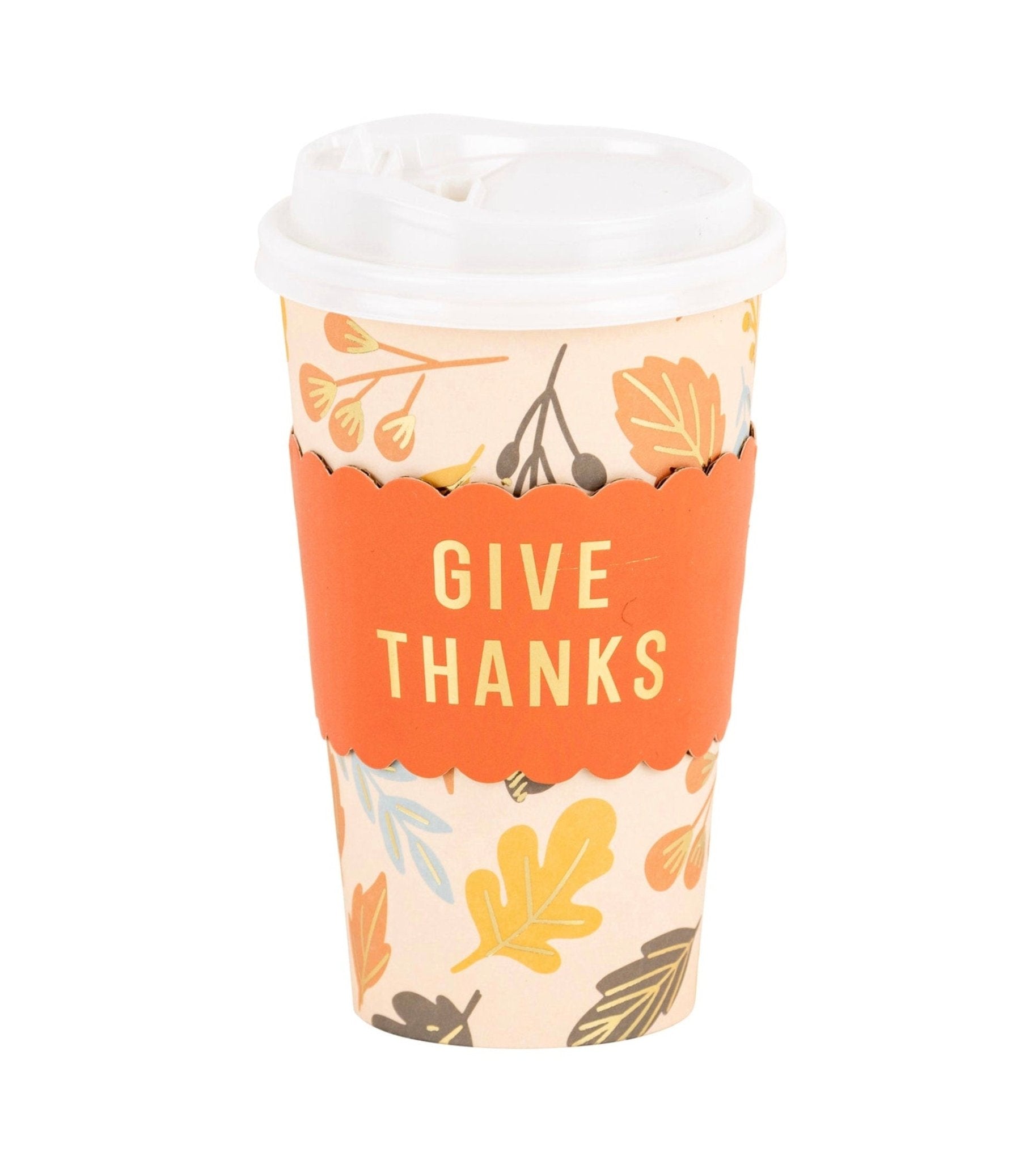 Give Thanks Hot To - Go Cups - Stesha Party