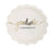 Gold Foil Scalloped Congrats Graduate Paper Plates 8ct - Stesha Party