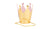 Gold Princess Party Crowns & Sticker Sheets - Stesha Party