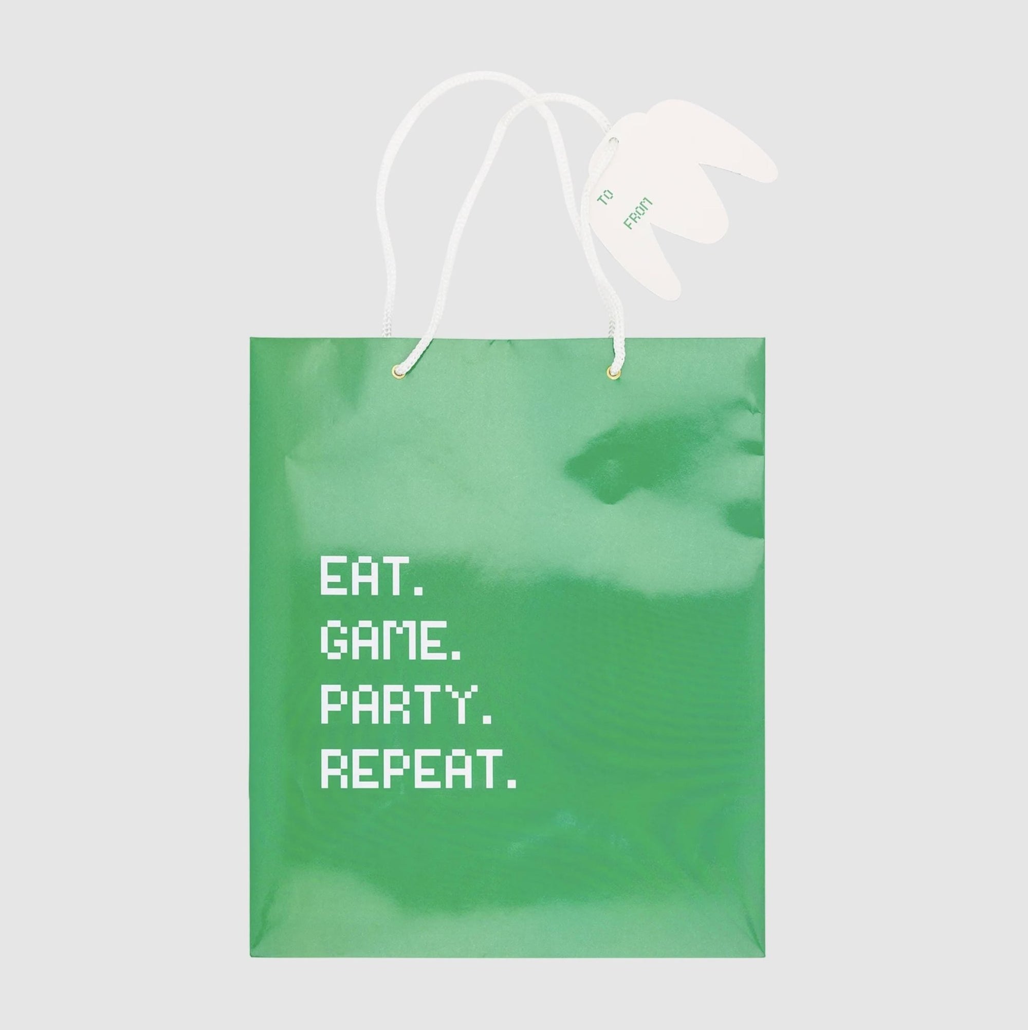 Green & Blue Video Game Birthday Gift Bags 3ct - Stesha Party