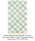 Green Gingham Guest Towel Napkins 16 ct - Stesha Party