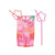 Groovy Drink Pouches & Straws 4ct - Stesha Party