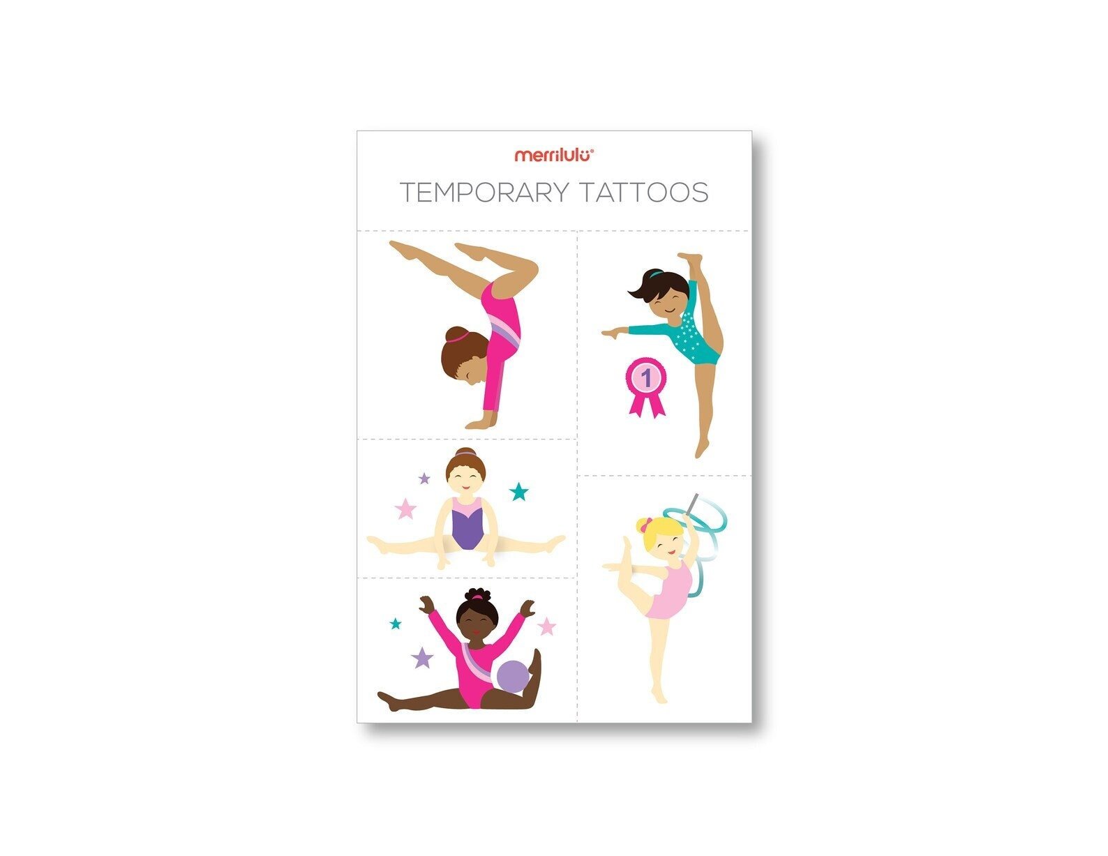 Gymnastics Temporary Tattoos - Stesha Party