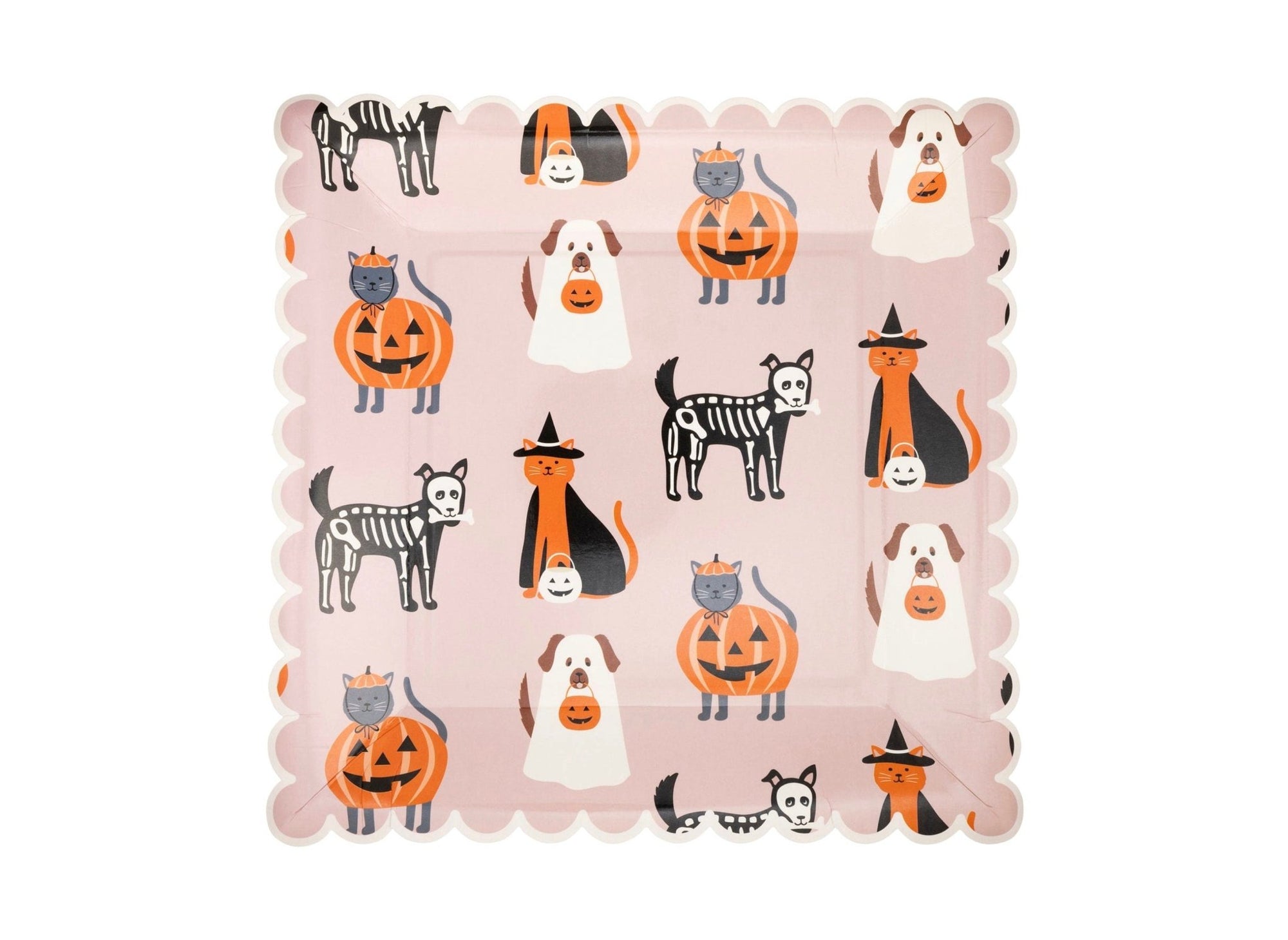 Halloween Pet Plates - Stesha Party