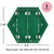 Hexagon Football Paper Plates - Stesha Party