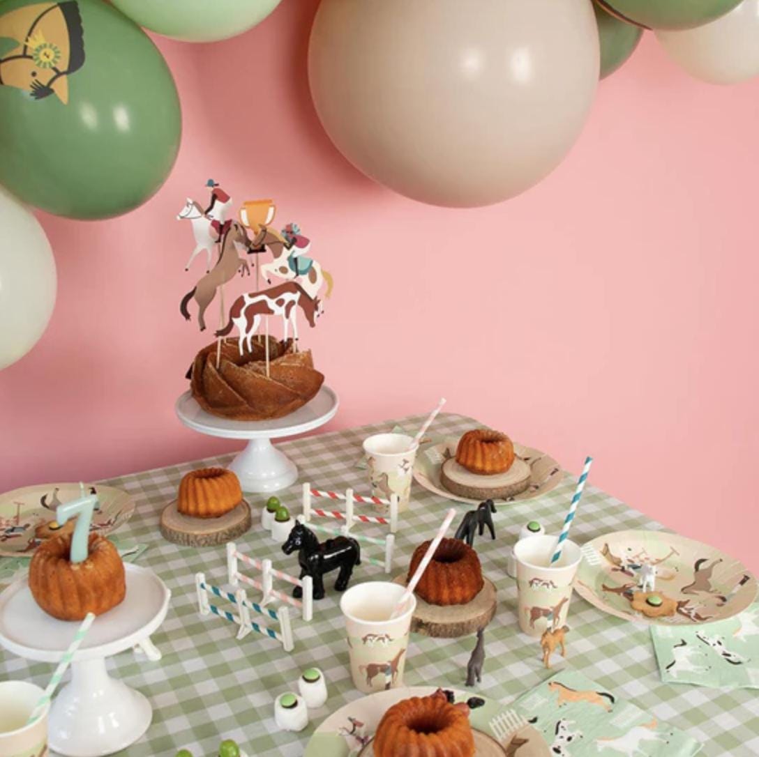 Horse Party Cake Toppers - Stesha Party