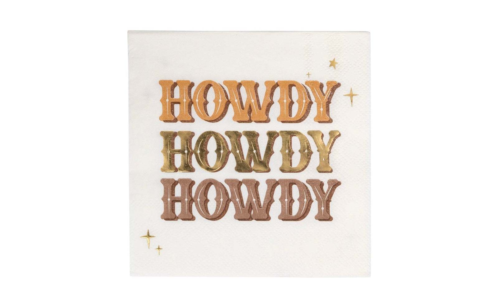 Howdy Beverage Party Napkins - Stesha Party