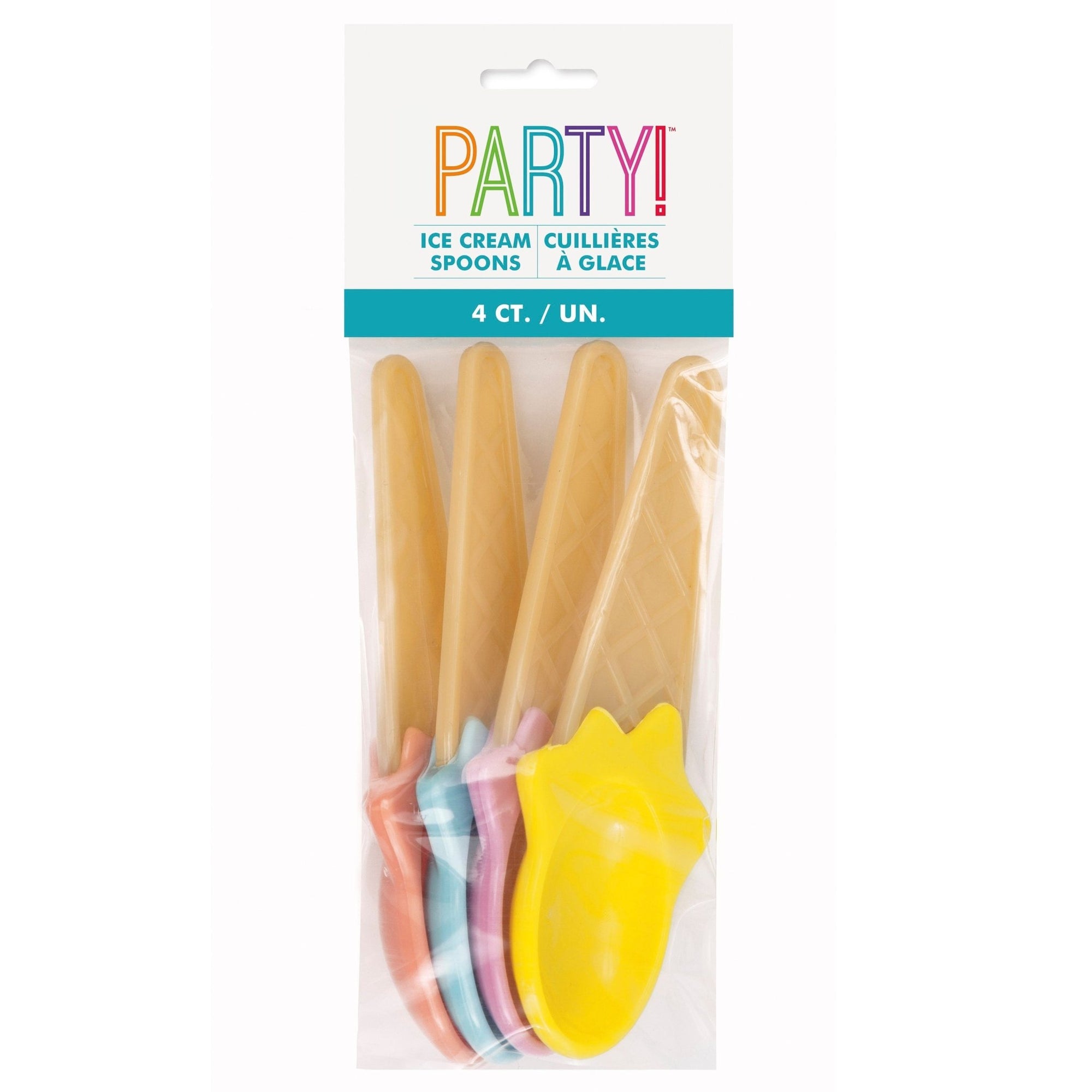 Ice Cream Party Spoons - Stesha Party