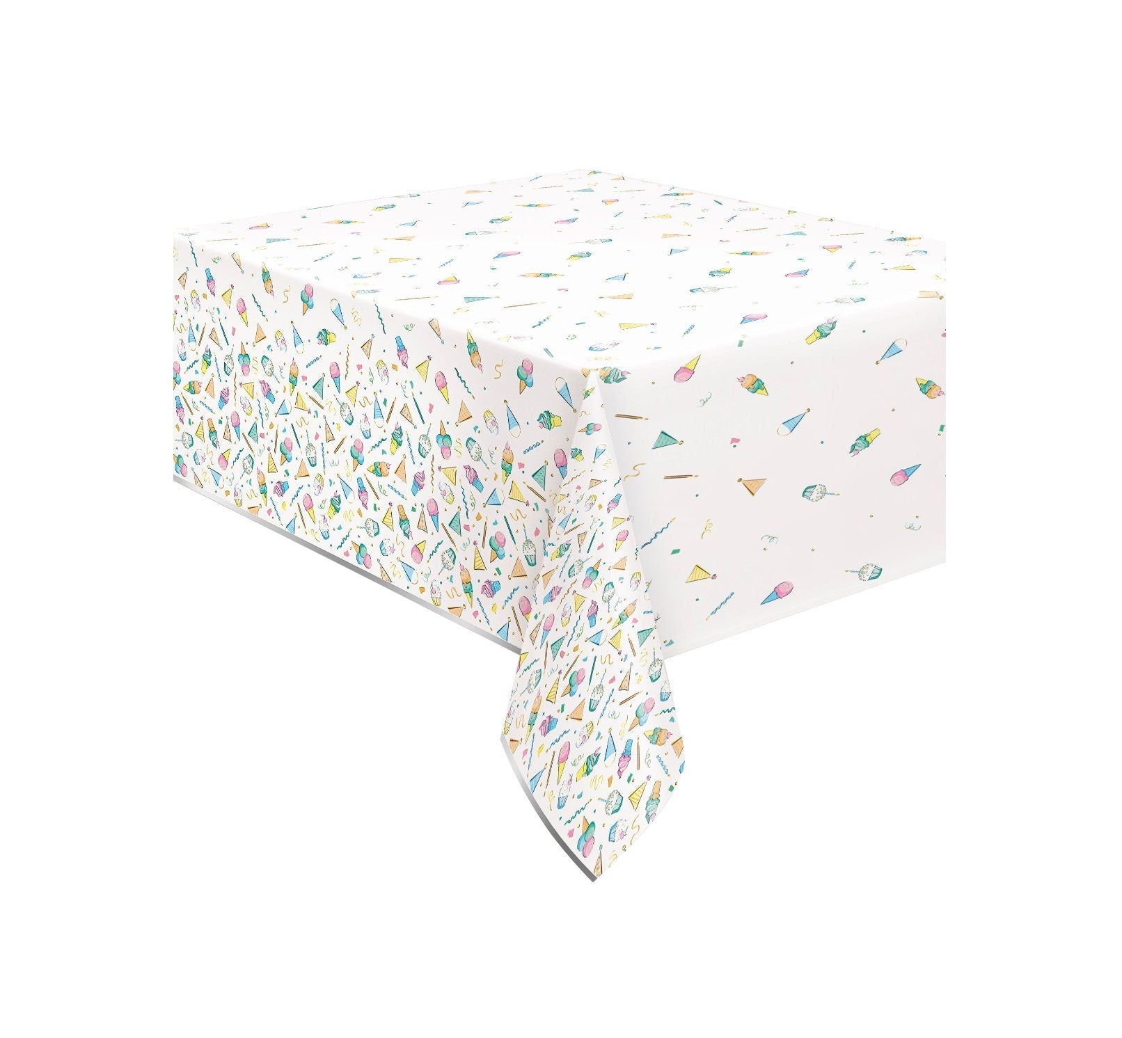 Ice Cream Party Tablecloth - Stesha Party