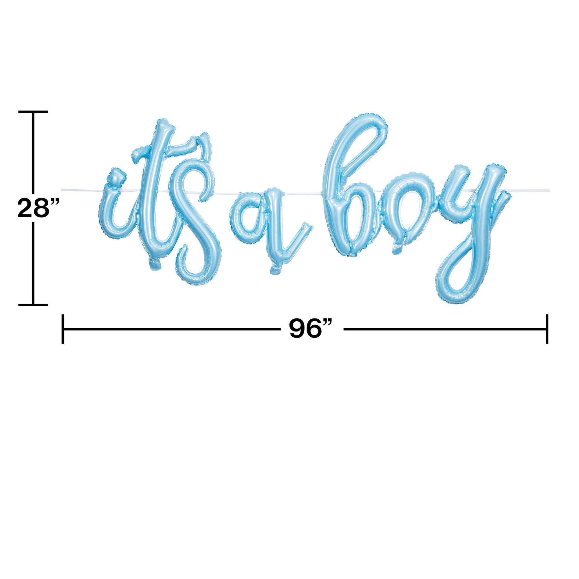 It's A Boy Balloon Banner - Stesha Party