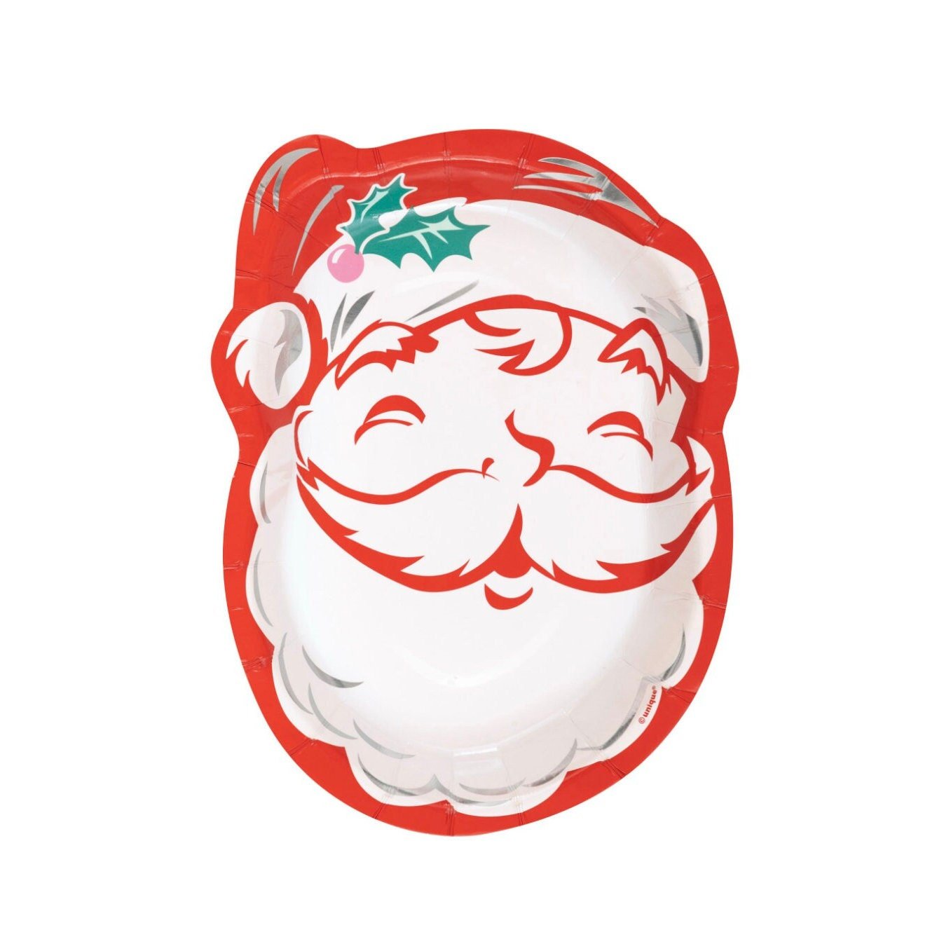 Jolly Santa Party Plates - Stesha Party