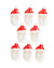 Jolly Santa Shaped Plates - Stesha Party