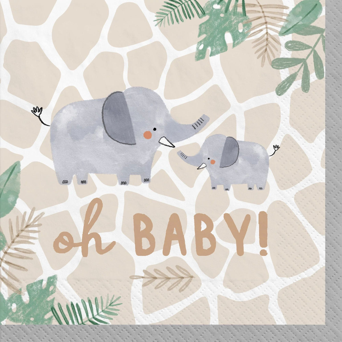 Jungle Oh Baby Napkins - Stesha Party