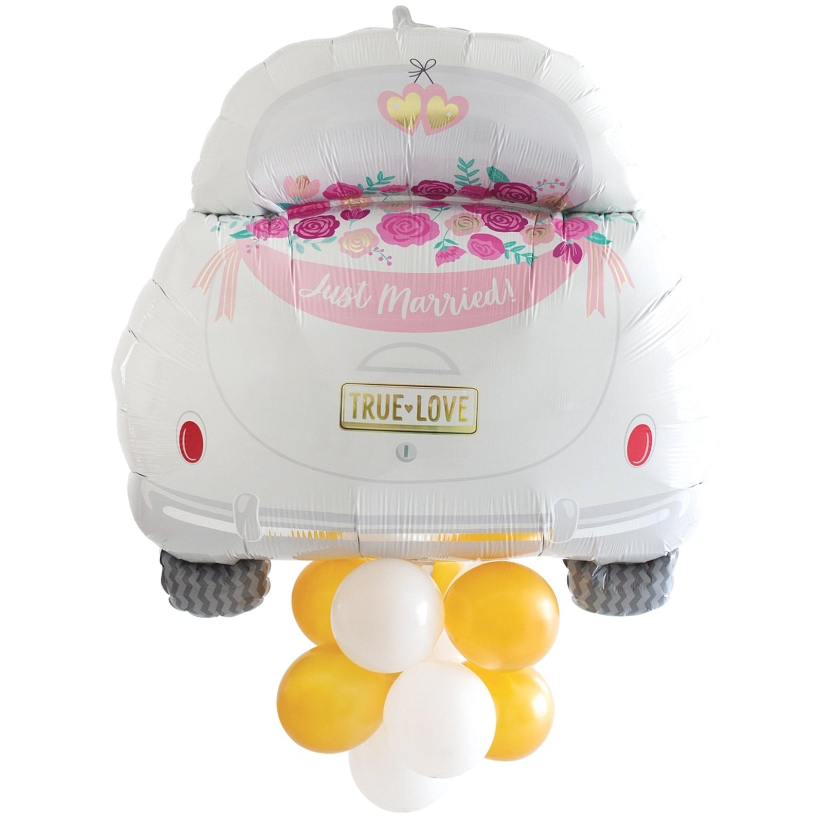 Just Married Wedding Car Balloon Bouquet - Stesha Party