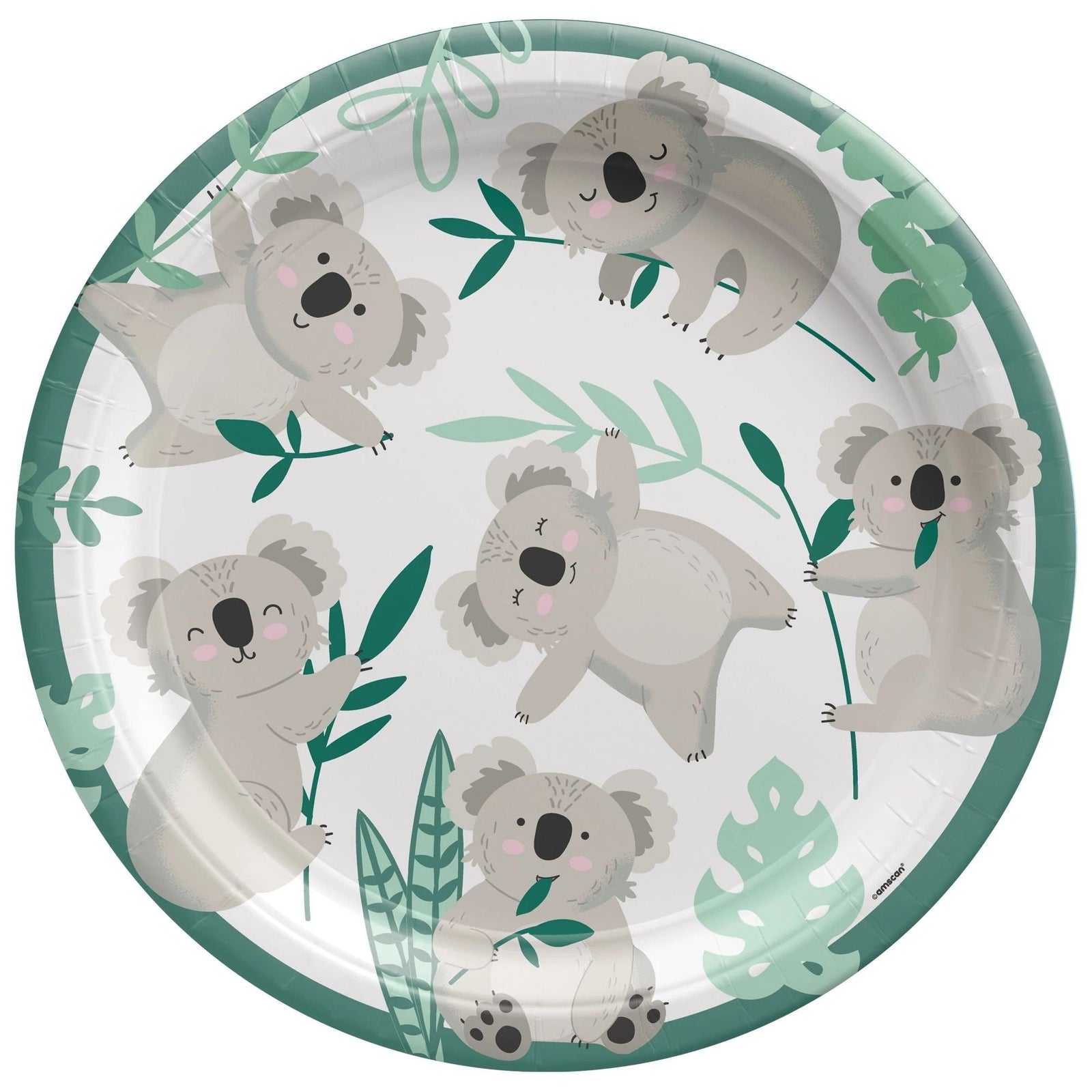 Koala Party Paper Plates - Stesha Party