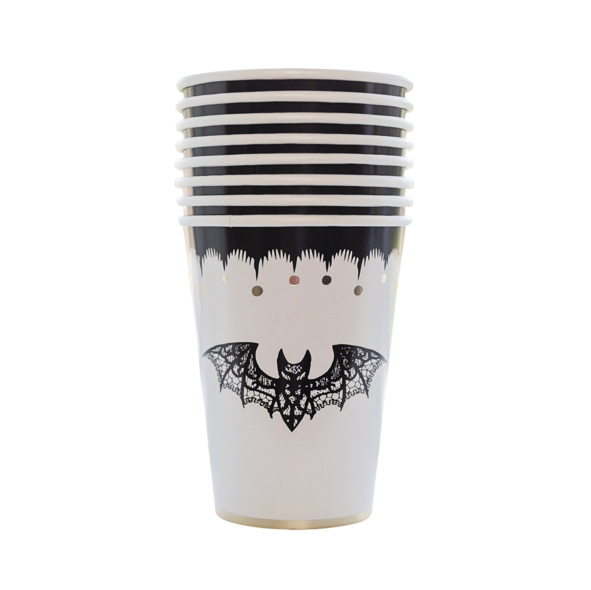 Lacy Bat Cups - Stesha Party