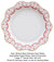 Large Red White & Blue Gingham Plates 8ct - Stesha Party