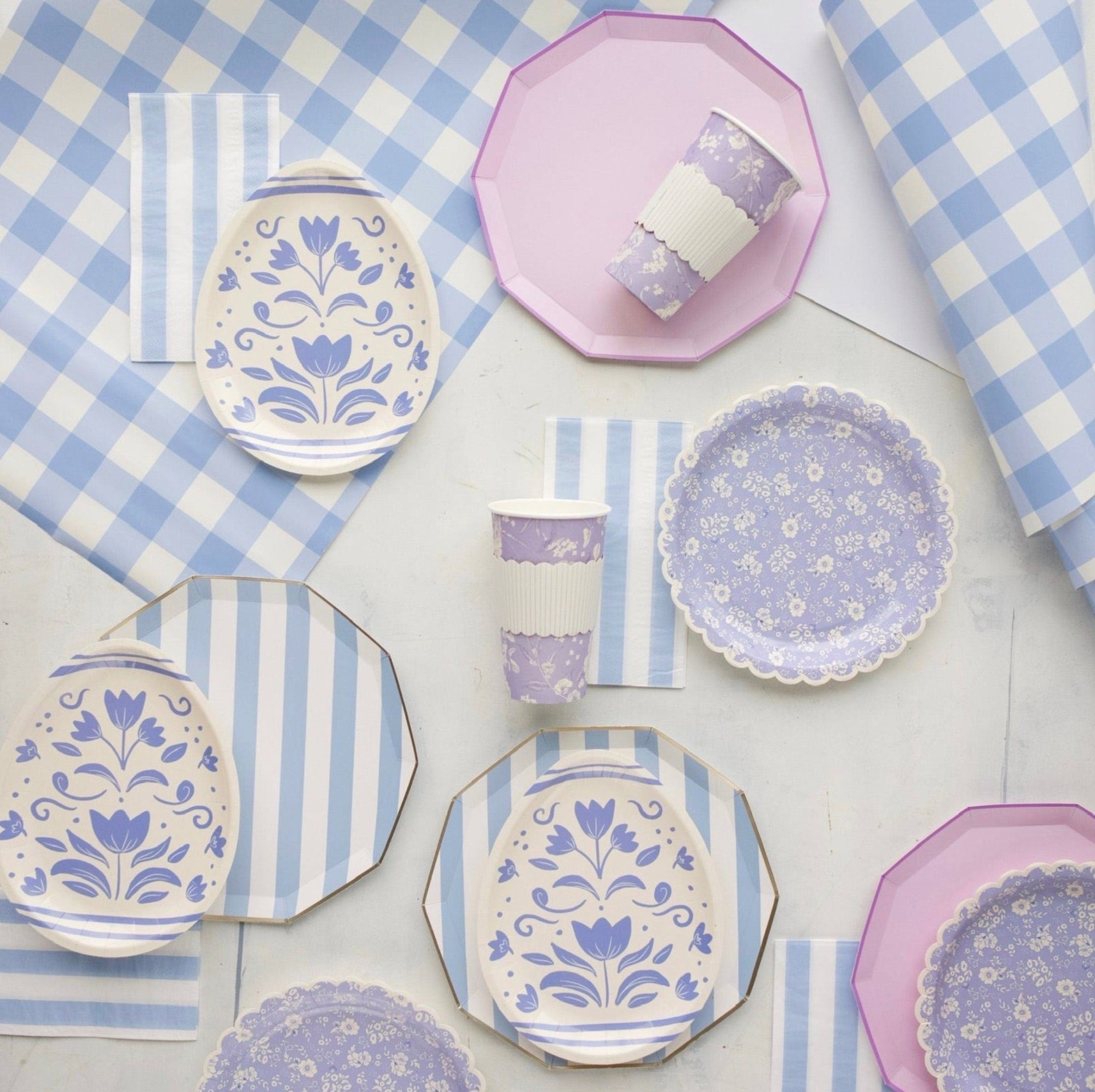 Lavender Party Plates 8ct - Stesha Party