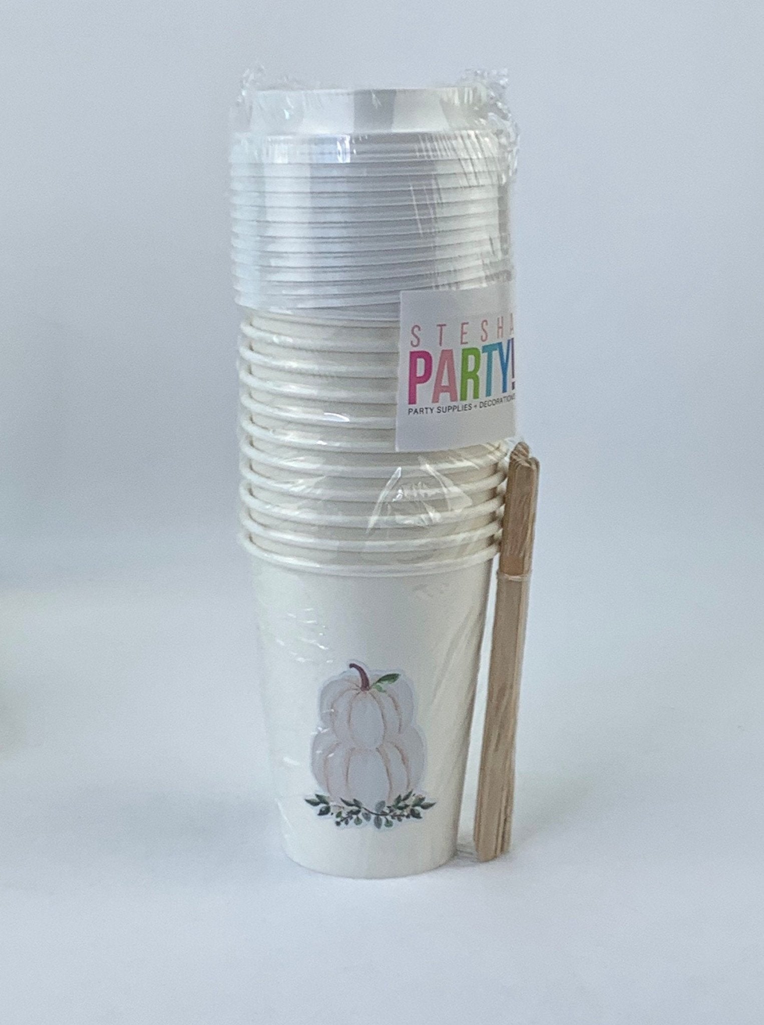 Little Pumpkin Party Cups - Stesha Party