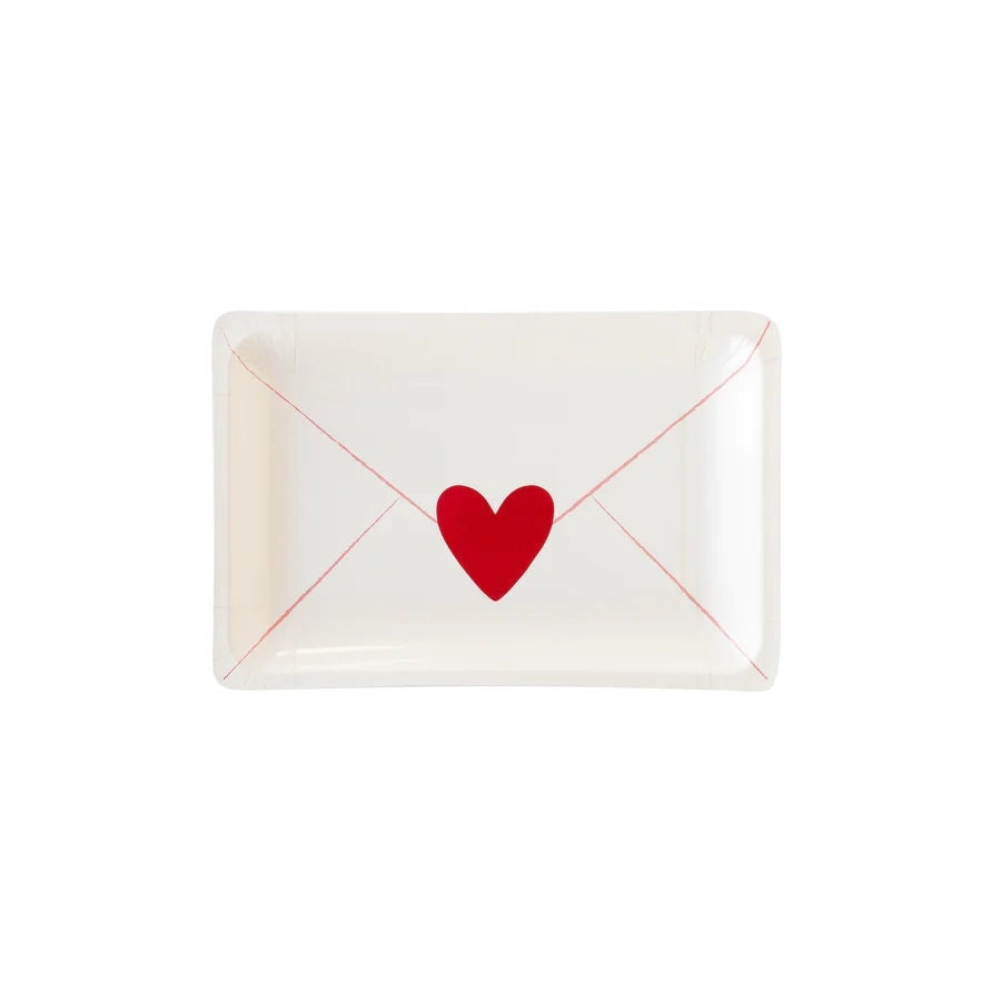 Love Letter Envelope Plates - Stesha Party