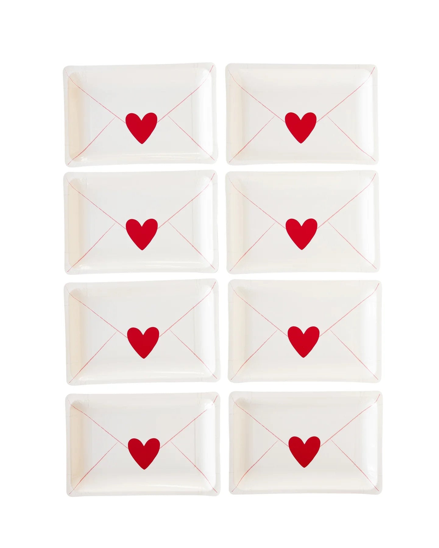 Love Letter Envelope Plates - Stesha Party