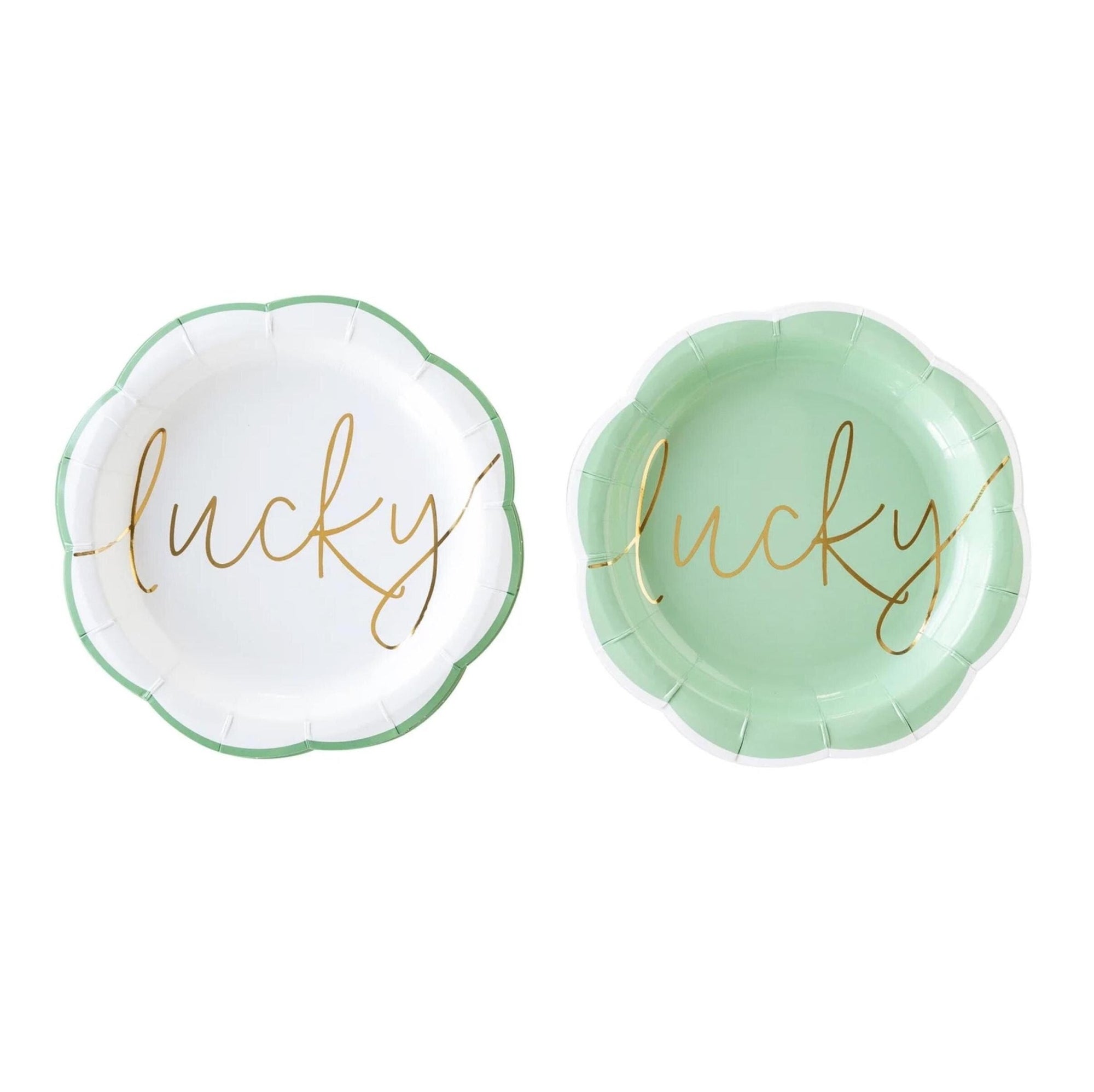 Lucky Dessert Plates - Stesha Party