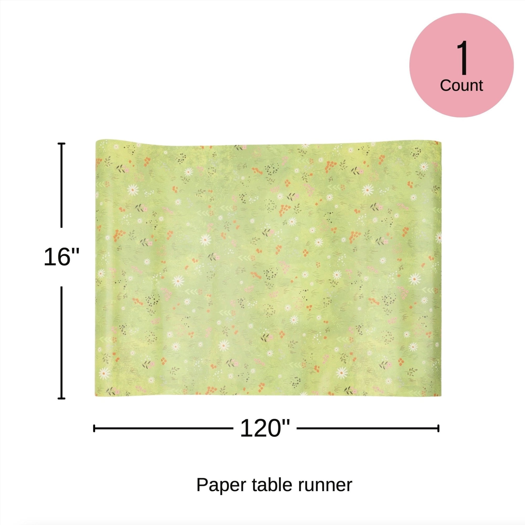 Lush Green Spring Table Runner - Stesha Party