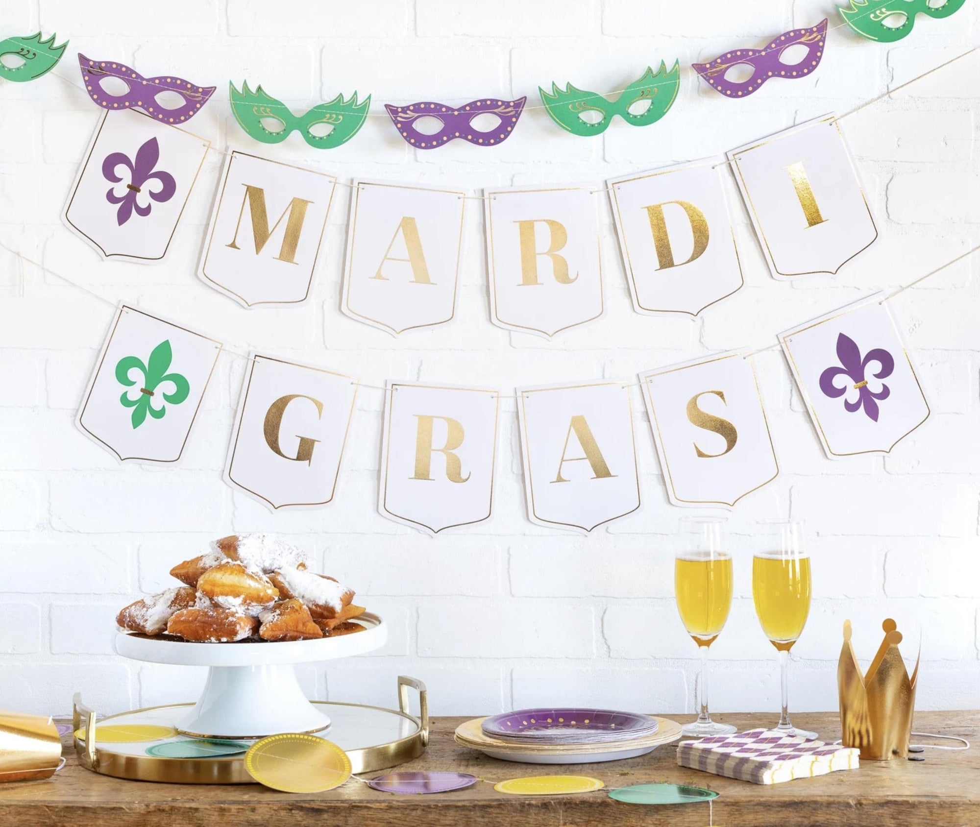 Masquerade Mask Banner - Stesha Party