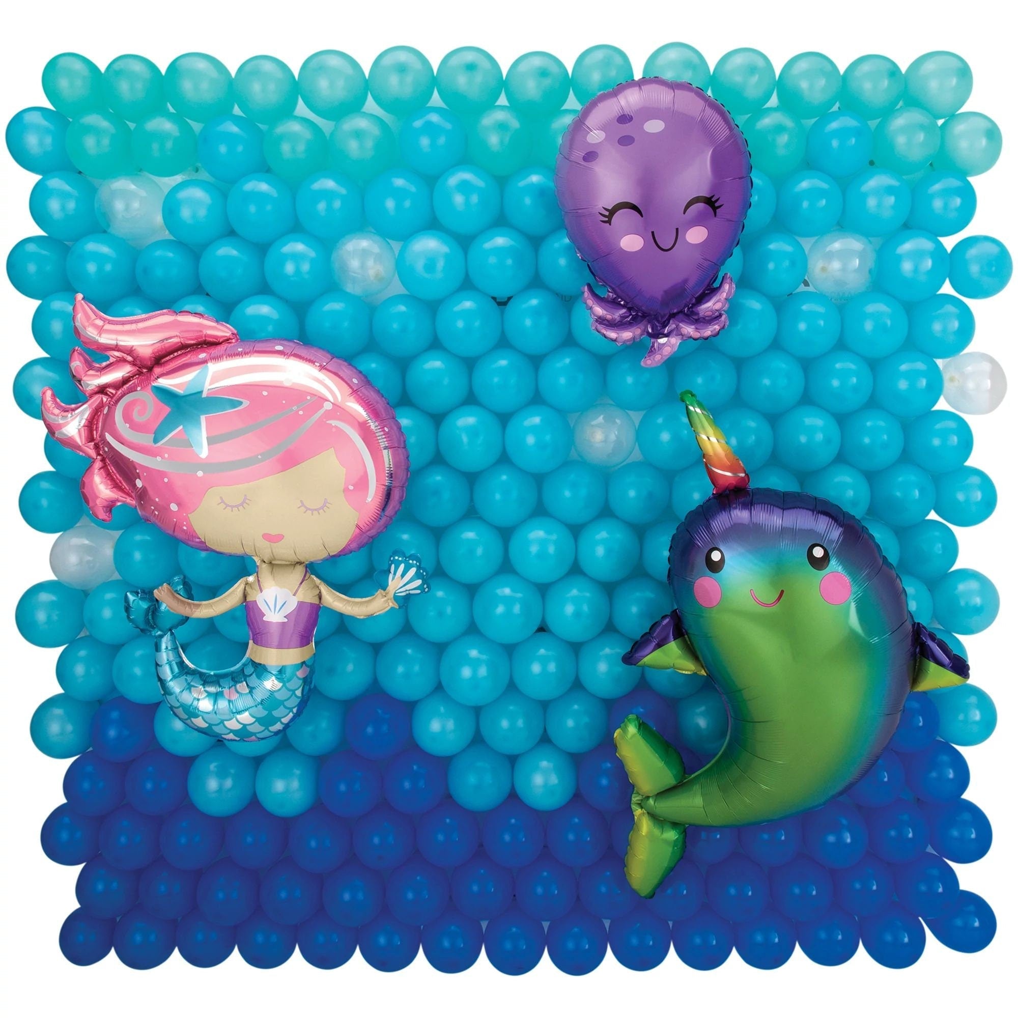 Mermaid Balloon Backdrop - Stesha Party