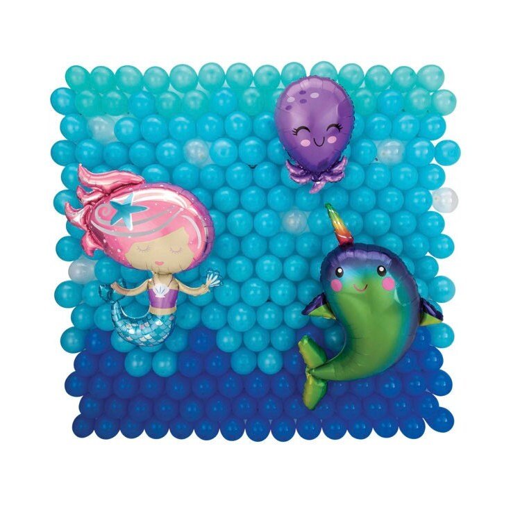 Mermaid Balloon Backdrop - Stesha Party