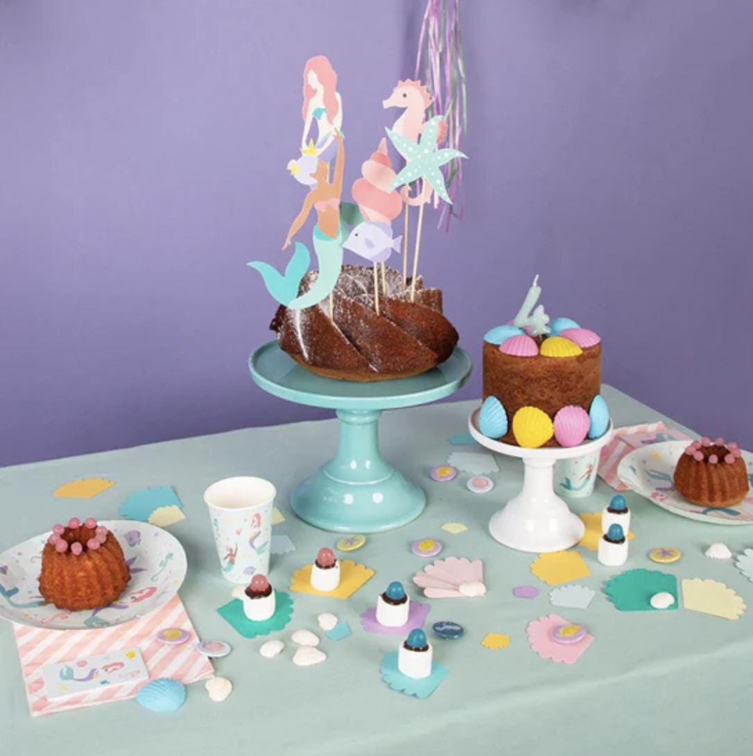 Mermaid Cake Toppers - Stesha Party