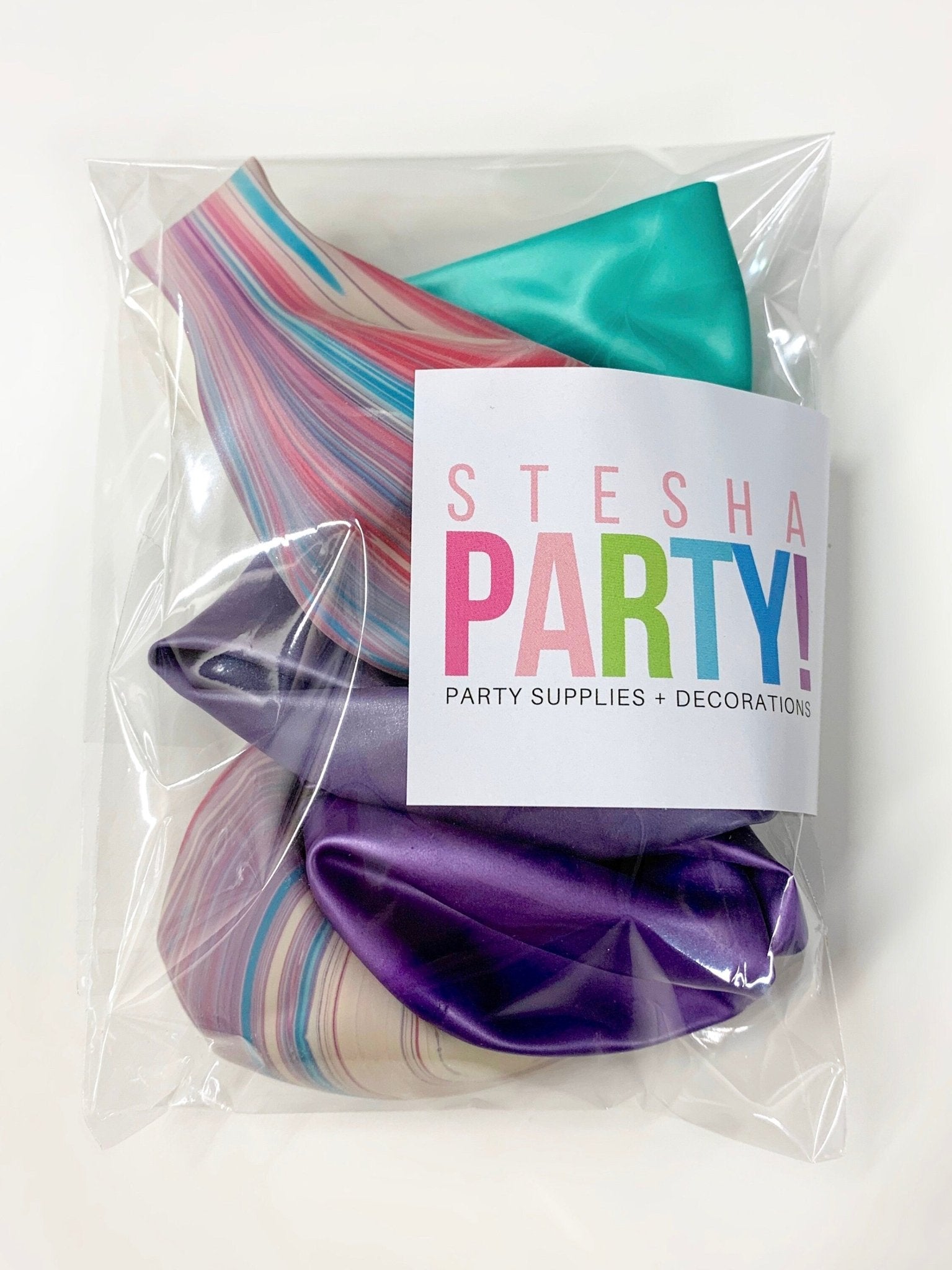 Mermaid Party Balloon Bouquet 5ct - Stesha Party