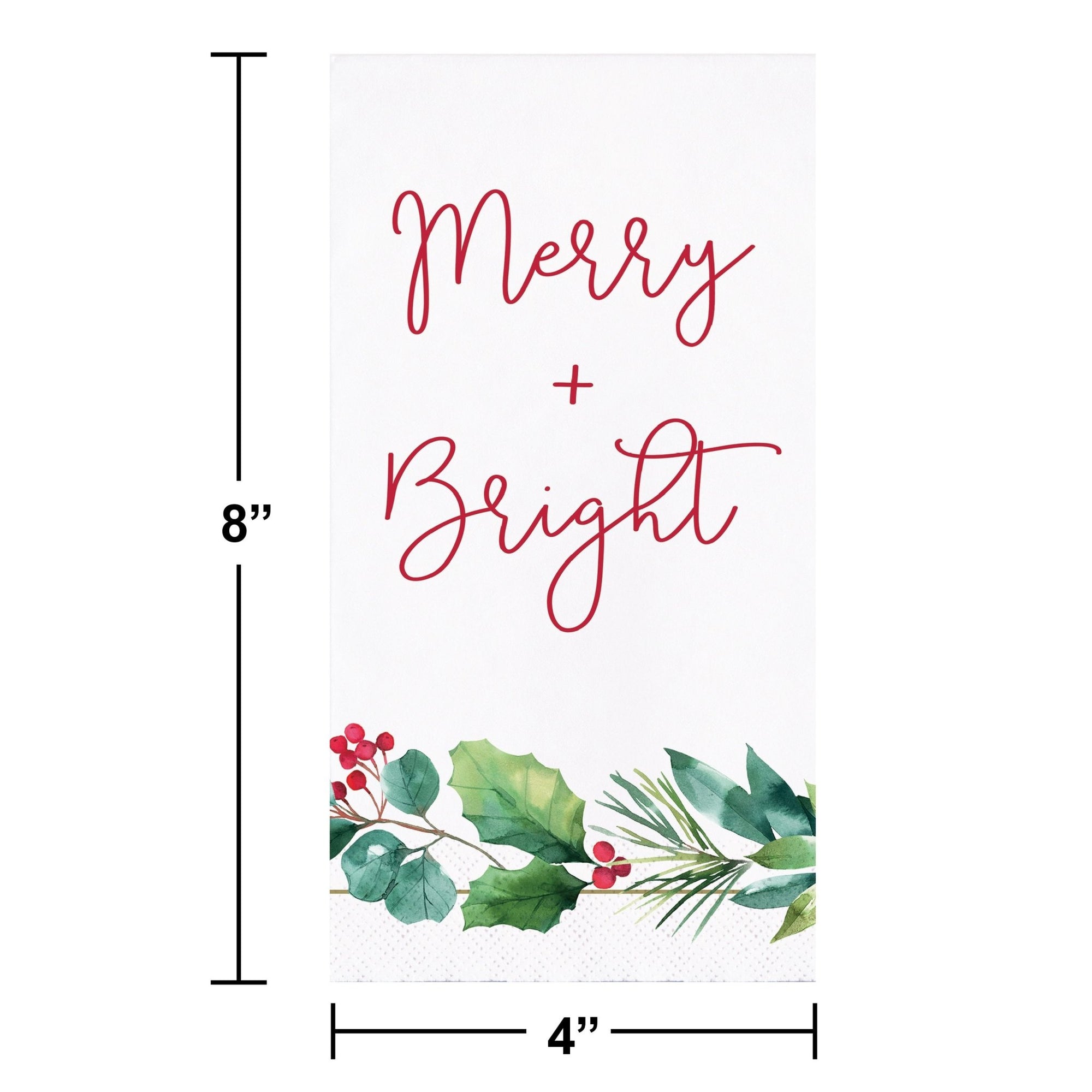 Merry + Bright Dinner Napkins - Stesha Party