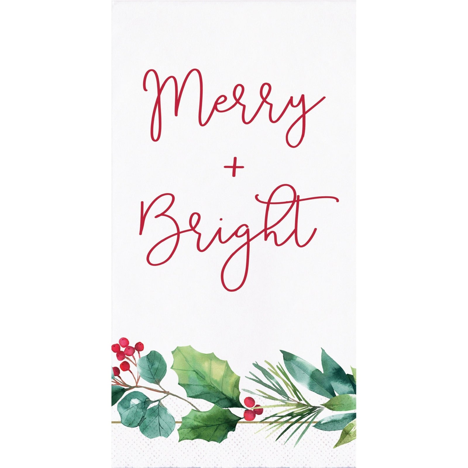 Merry + Bright Dinner Napkins - Stesha Party