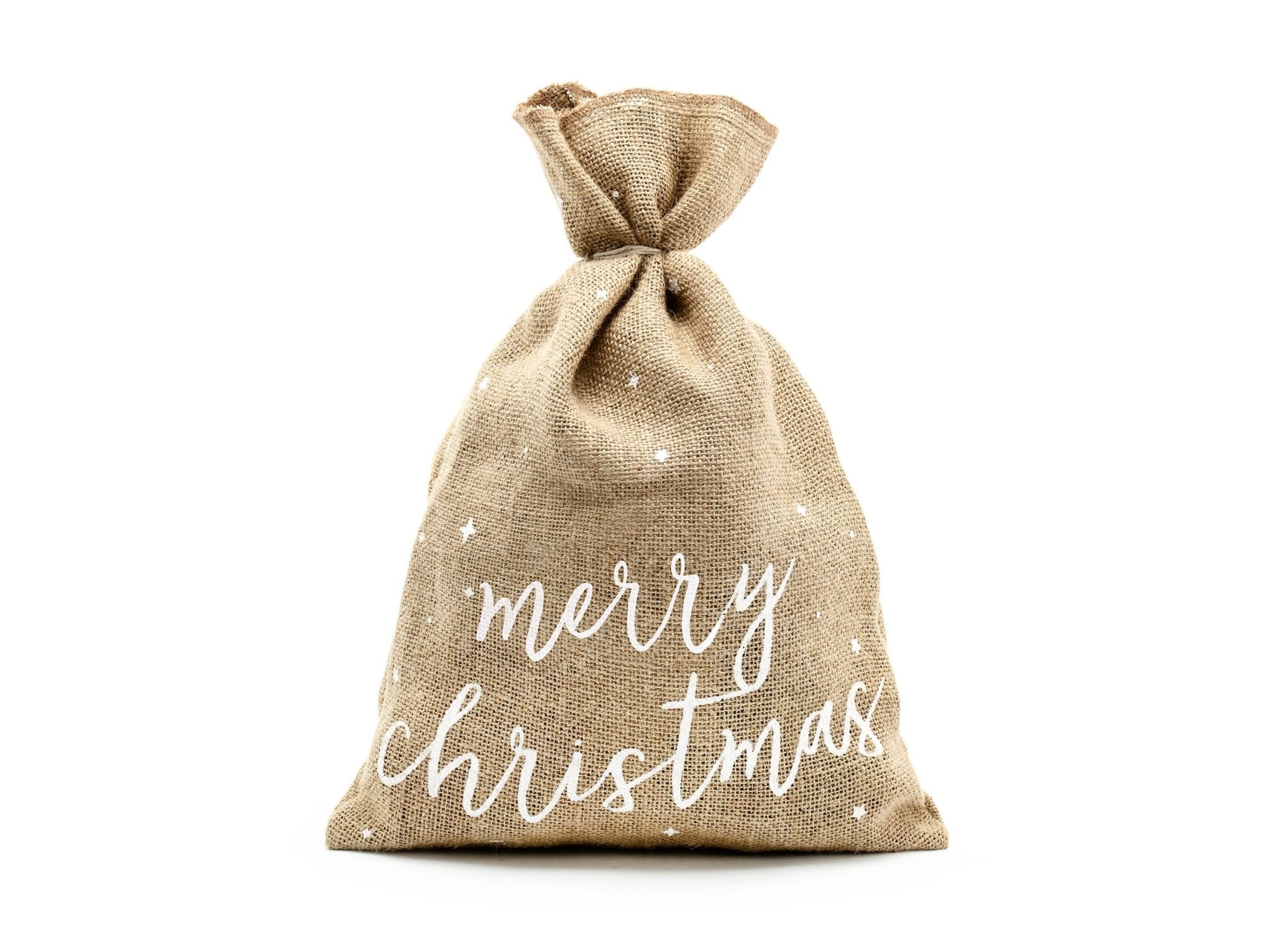 Merry Christmas Jute Bag - Stesha Party