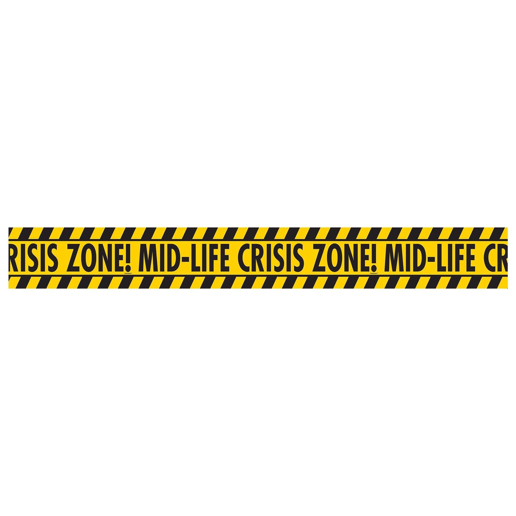 Mid Life Crisis Caution Tape - Stesha Party