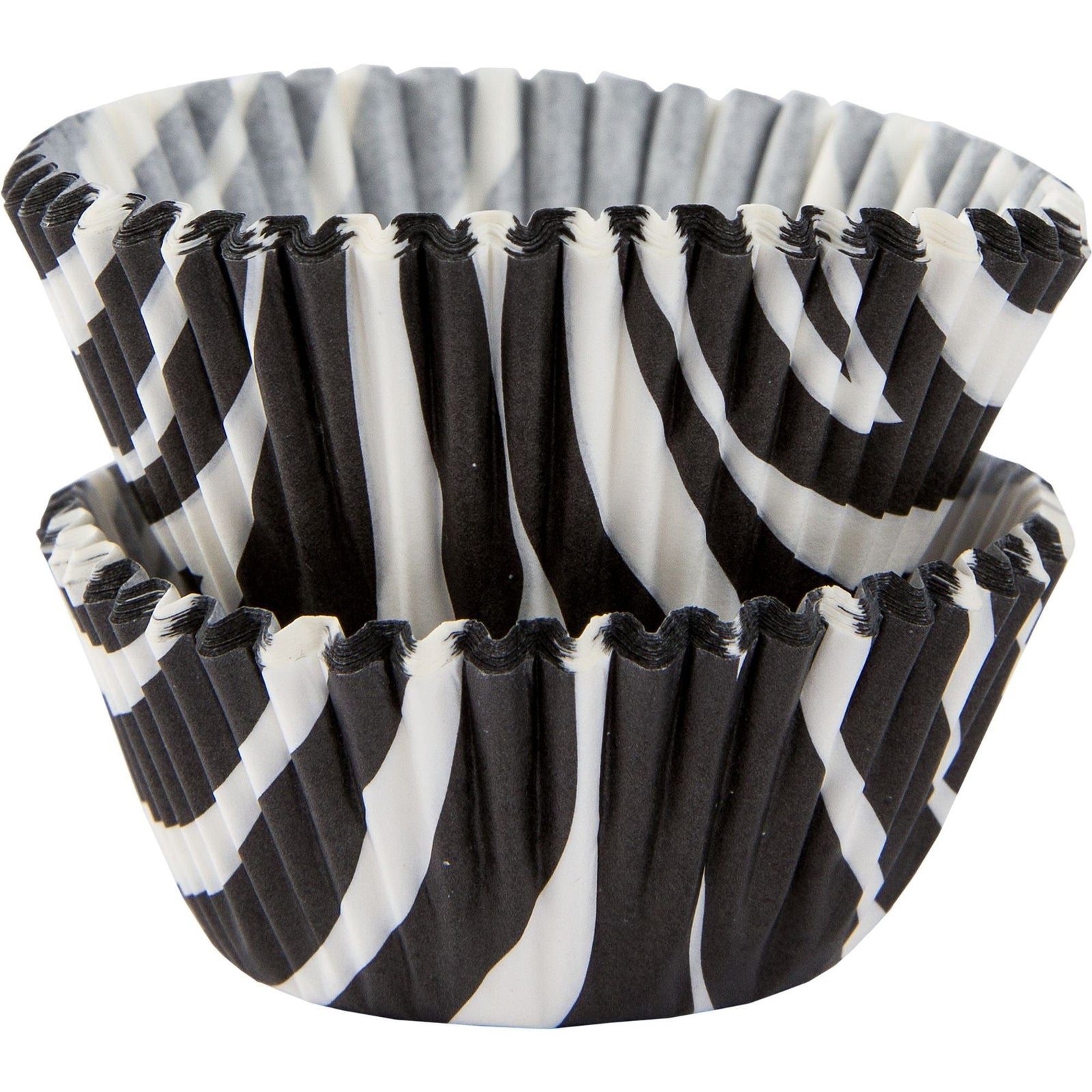 Mini Zebra Paper Baking Cups 100ct - Stesha Party