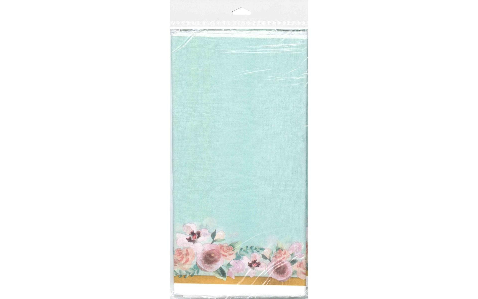 Mint Floral Table Cover - Stesha Party