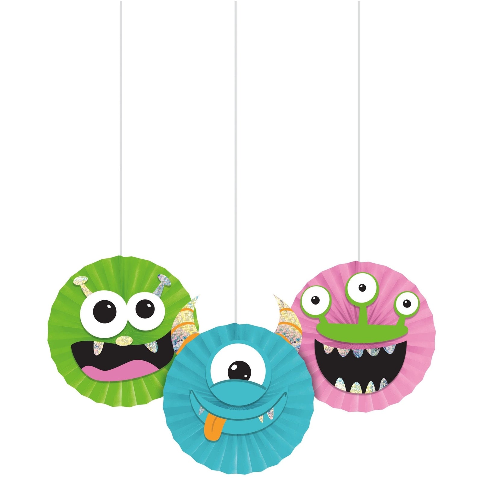 Monster Hanging Decorations - Stesha Party