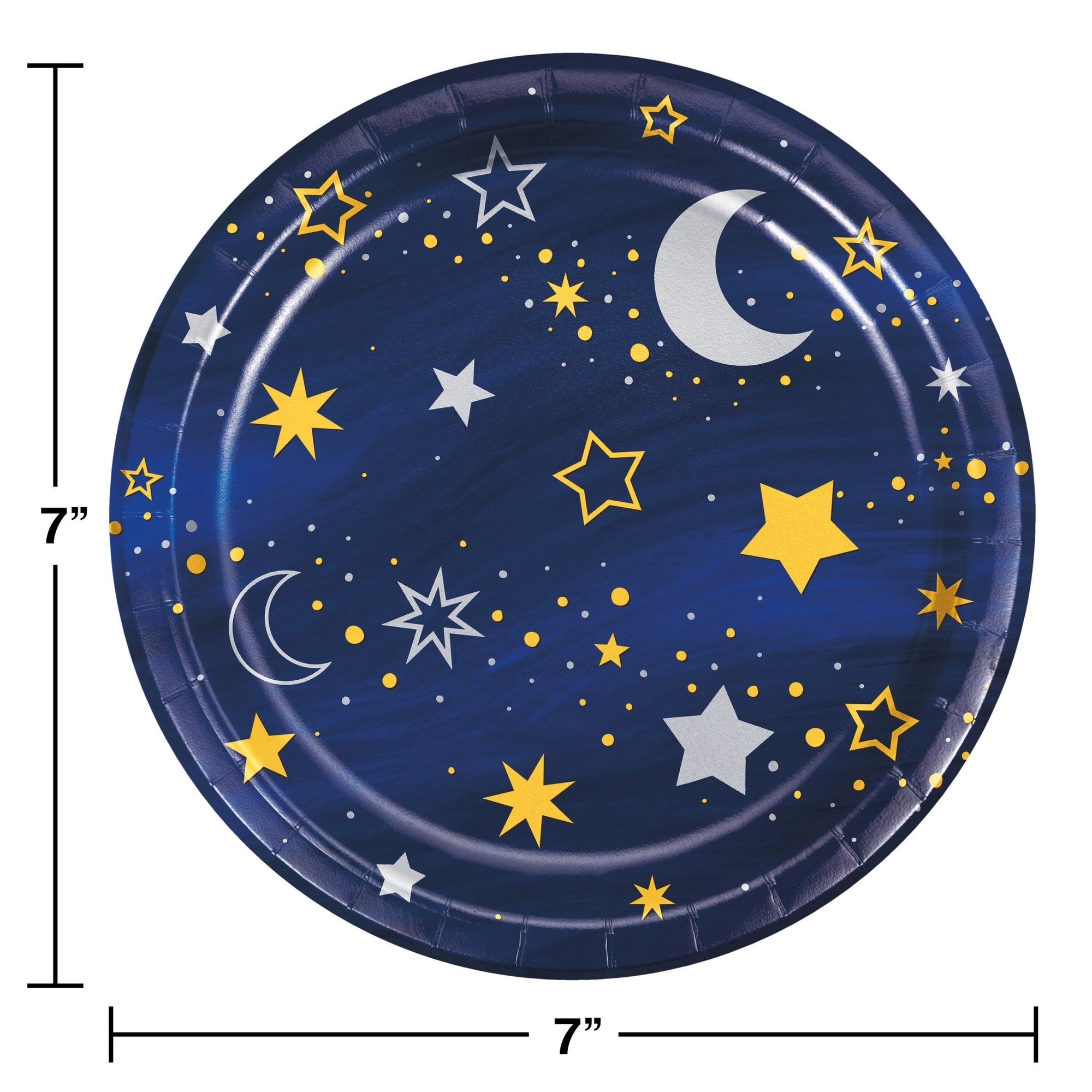 Moon & Stars Cake Plates - Stesha Party