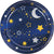 Moon & Stars Cake Plates - Stesha Party