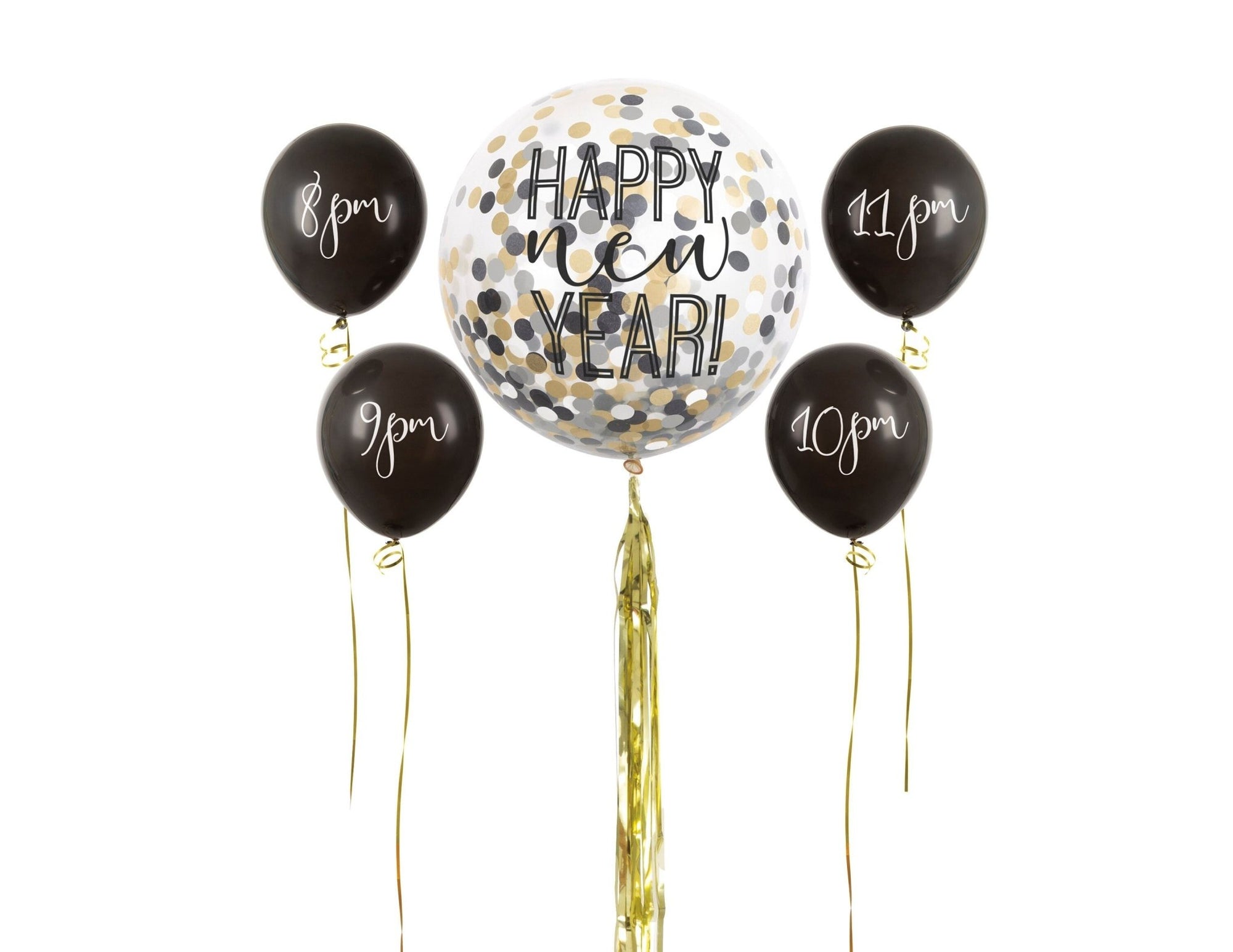 New Years Party Balloons - Stesha Party