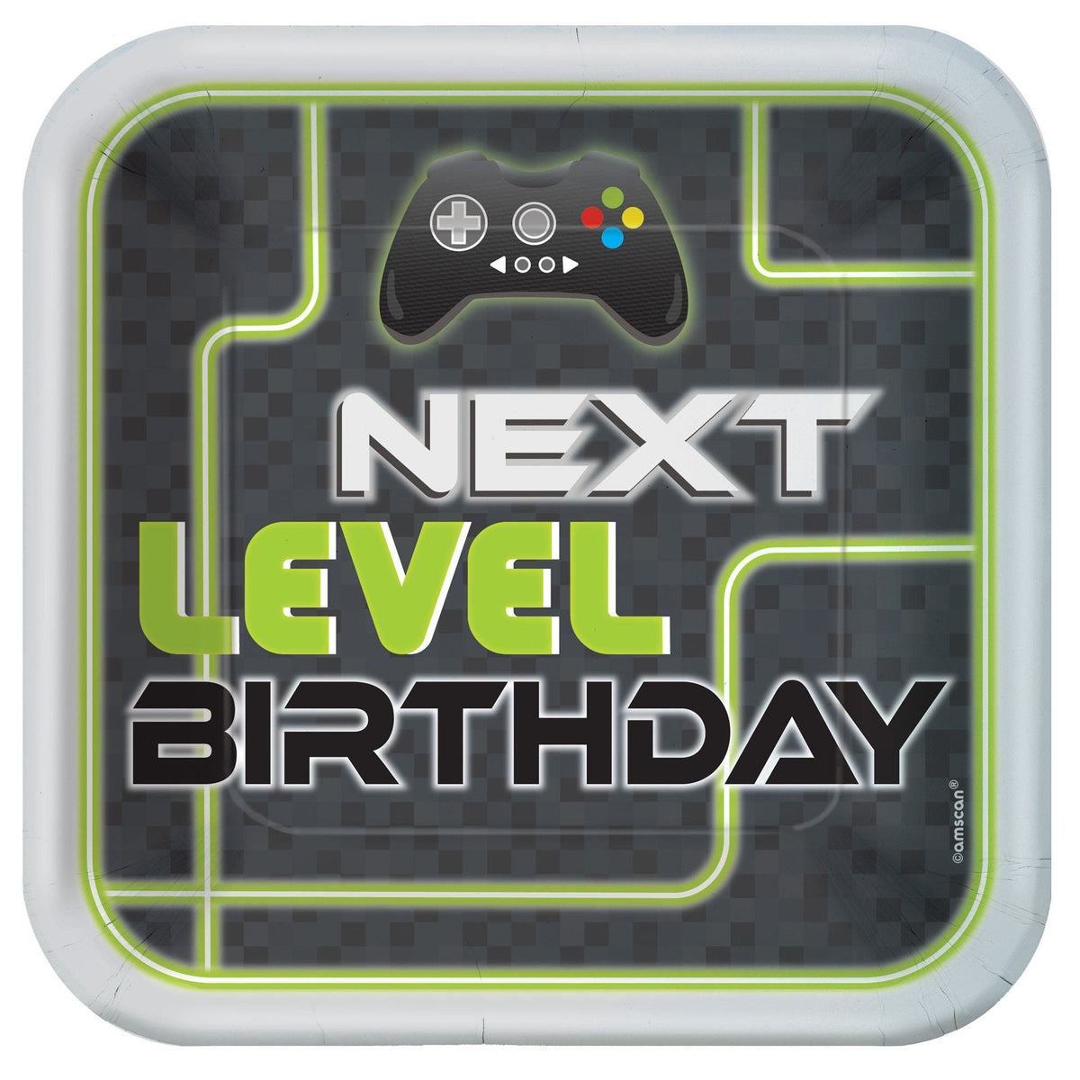 Next Level Gaming Party Plates - Stesha Party